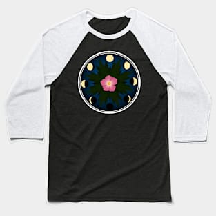 Forest Phases of the Moon Baseball T-Shirt